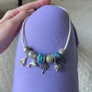 Pandora bracelet with 11 charms